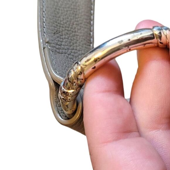 Brighton Light Beige Croc Embossed Shoulder Bag U346867 - Picture 10 of 12